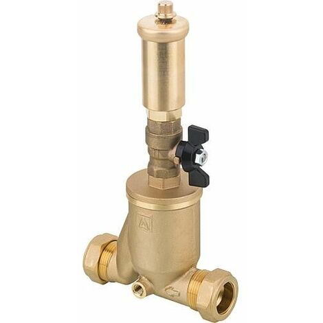 Separateur d air combine solaire avec robinet a bille jusqu a max 150°C