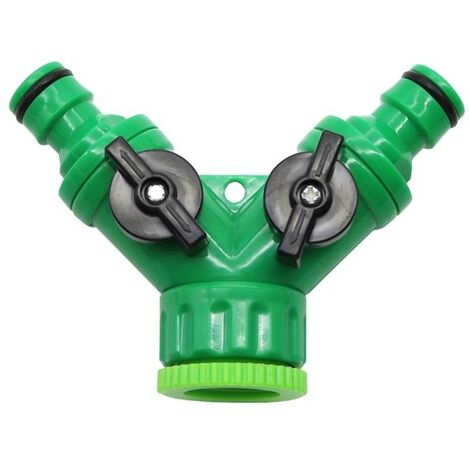 Séparateur d&39eau en forme de Y pour Irrigation de jardin, filetage femelle 1/2 &quot3/4&quot, Valve à 2 voies, système d&39arrosage, interrupteur de contrleur d&39eau,As picture shows