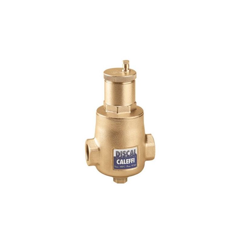 Caleffi Séparateur de microbulles discales 551006 2000 "Respirateur it, avec raccord de vidange