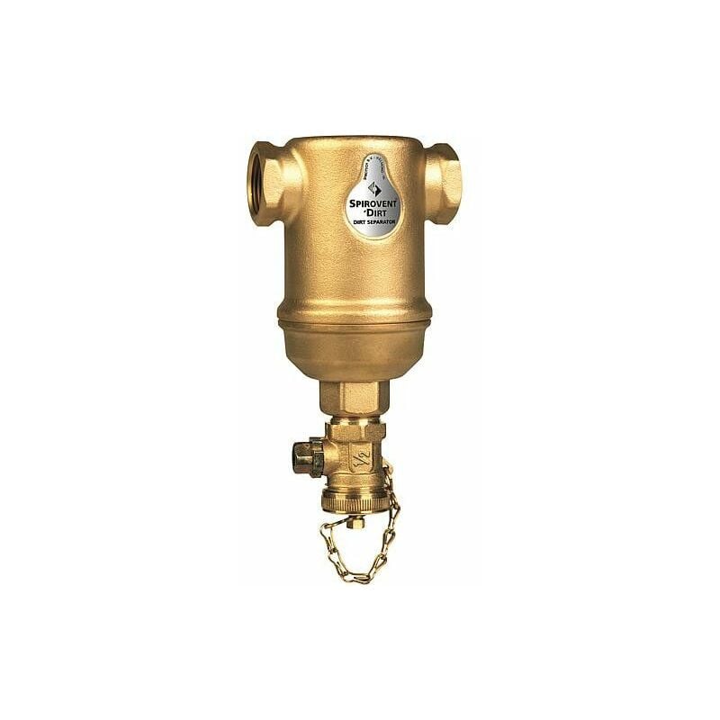 Désemboueur Spirotrap horizontal raccord femelle DN20 boitier laiton