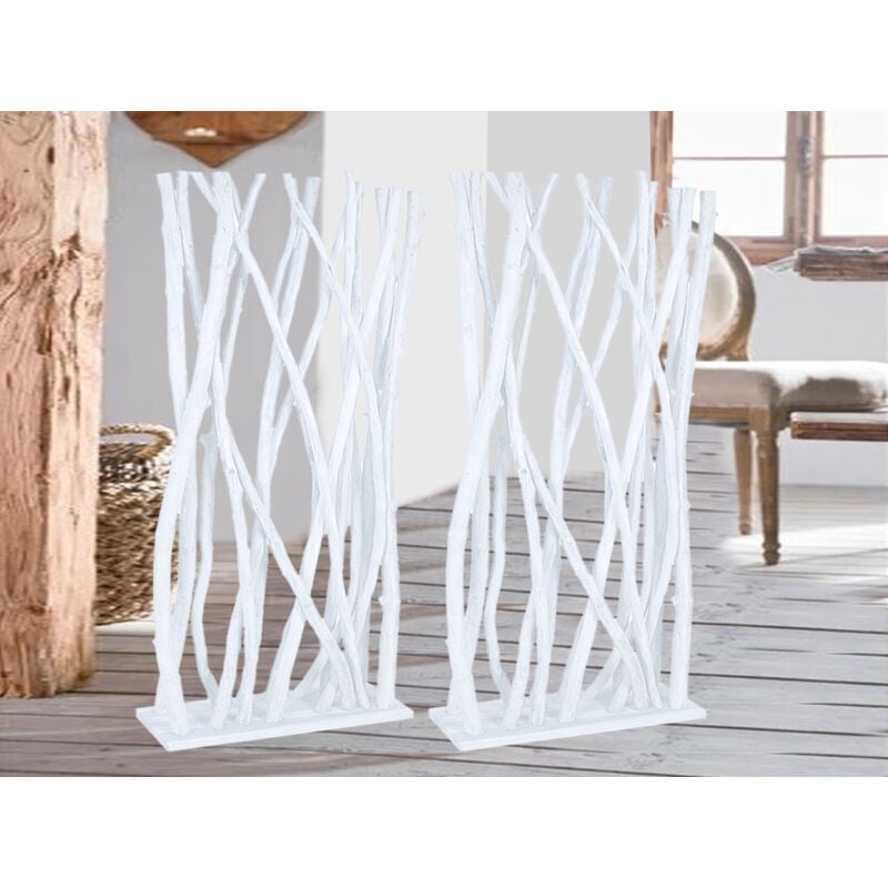 Séparateur de branches en teck blanc