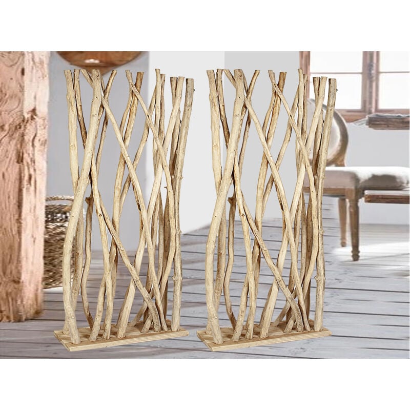 Fijalo - Séparateur de branches en teck naturel