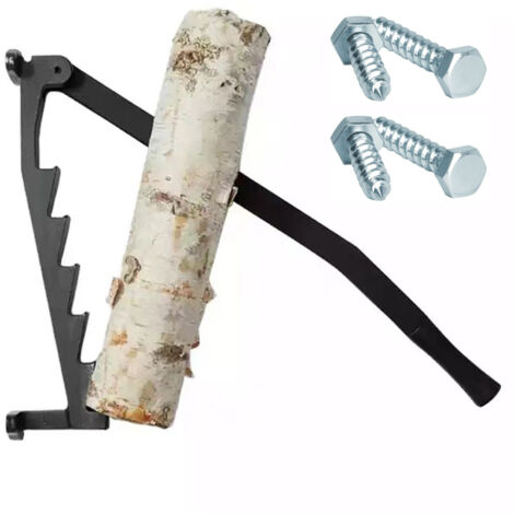 Séparateur de Bûches Murale pour Extérieur Jardin - Outil de Coupe de Bois Pratique-KZQ