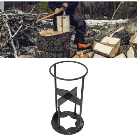 Séparateur de Bûches pour Camping et Maison Support en Métal Compact - KZQ