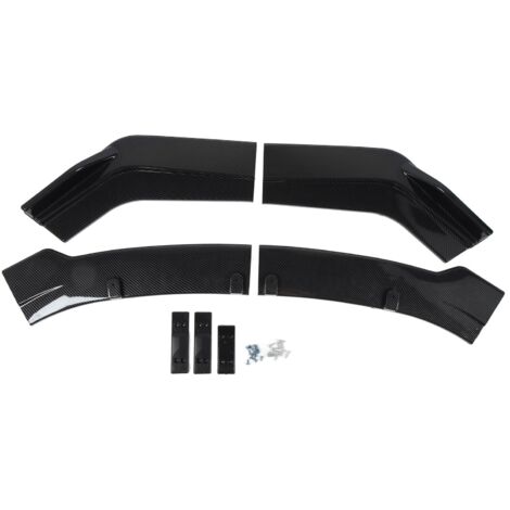 Séparateur de lèvre de pare-choc, becquet en Fiber de carbone, diffuseur avant robuste universel pour voiture, 4 pièces