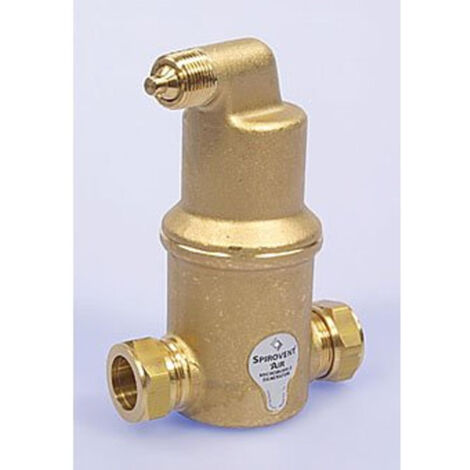 Separateur de microbulles d'air Spirovent air bague de serrage 22 mm