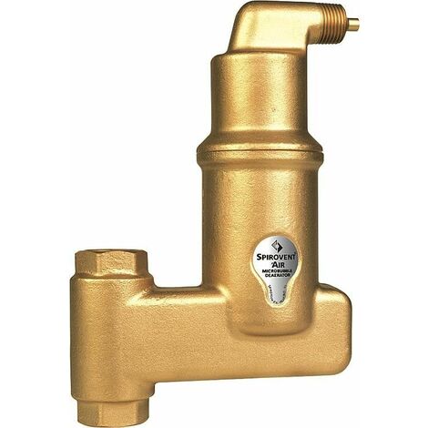 Separateur de microbulles d'air Spirovent vertical raccord DN25 (1") femelle