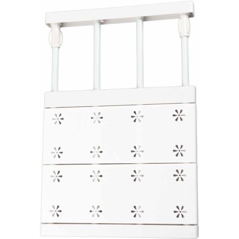 Séparateur de placard extensible, 30-40 cm, pour organisation de rangement sans perçage