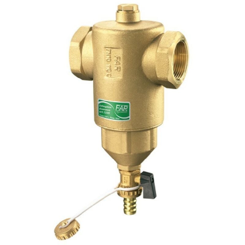 Séparateur de saleté pour installations de chauffage Far Rubinetterie 2200 1- 1/4'