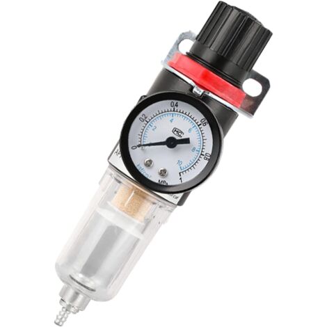 Séparateur D'Eau D'Huile à Air Comprimé Outil Filtre à Air Piège Réducteur Pression Avec Manomètre Lubrificateur De Régulateur Pneumatique Pour Les Outils De Filtres De Compresseur d'Air Comprimé