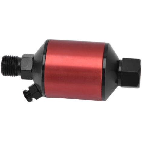 Séparateur d'eau et d'huile 1/4 pouce pour compresseur à air, filtre régulateur NPT 1/4" rouge