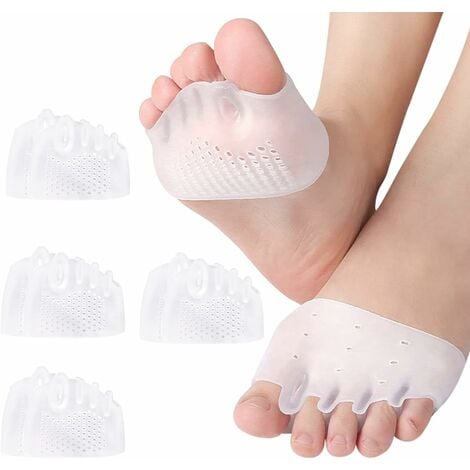 JUNJUN Separateur Orteil Hallux Valgus [8x], Ecarteur Orteil, Silicone en Gel Souple, Correction pour hallux valgus, Soulagement Instantané de la Douleur Espaceurs d'orteils - DKSFJKL