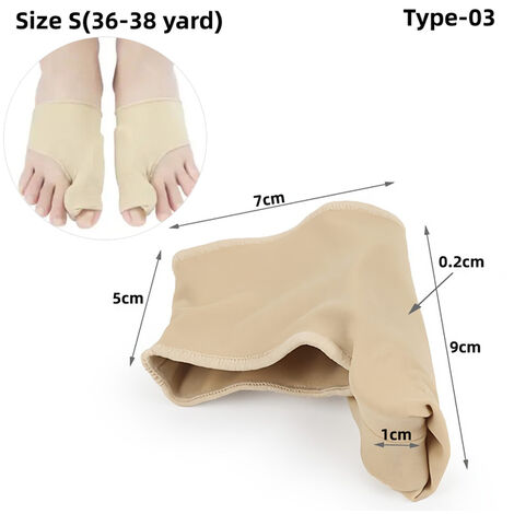 Séparateur orthopédique en Gel de Silicone pour gros orteils, 1 paire, correcteur d&39oignon, Hallux Valgus, chaussette de pédicure, redresseur de soins des pieds,1Pair