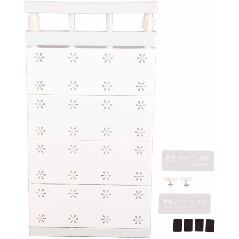 Séparateurs d'armoire extensibles pour organisation, longueur réglable 48-80 cm sans perçage