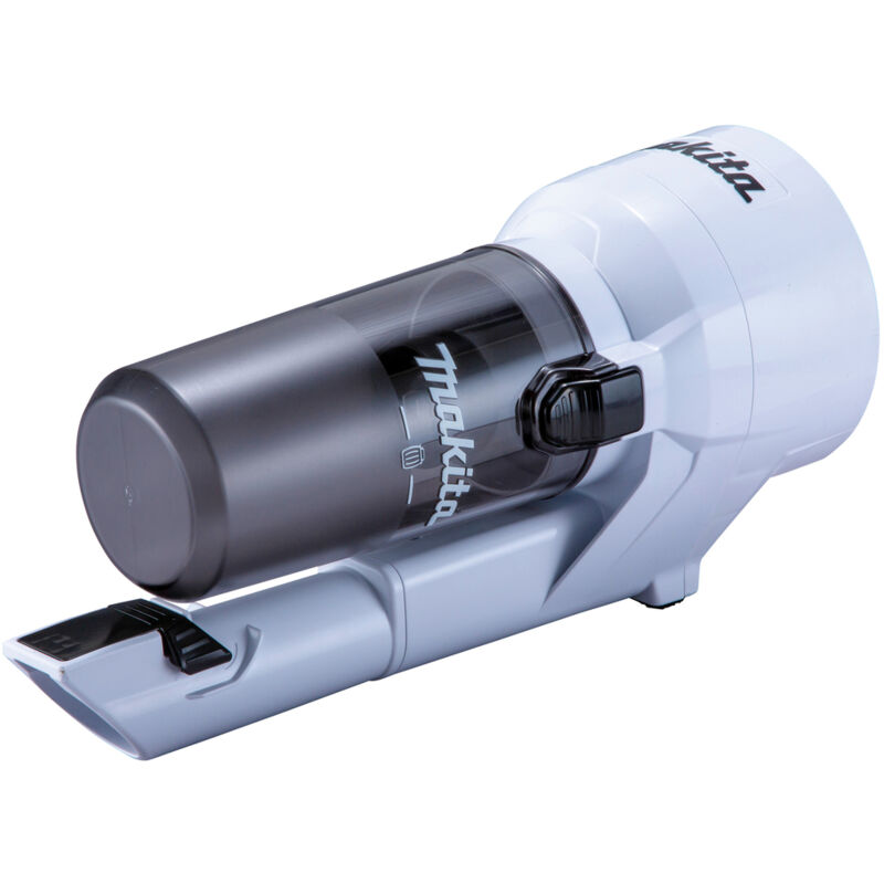 Separatore ciclonico Makita bianco Assorbe la maggior parte delle particelle di polvere per mantenere la piena potenza di aspirazione.