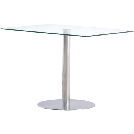 Sephora 107cm Small Glass Dining Table