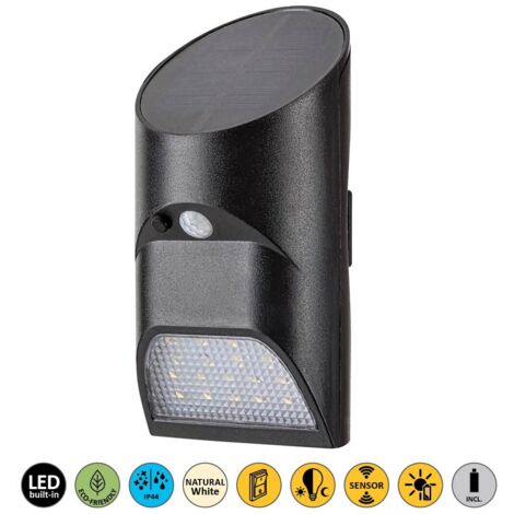 SEPIK,OUTD.SOLAR, WALL, LED3,6W, H16CM