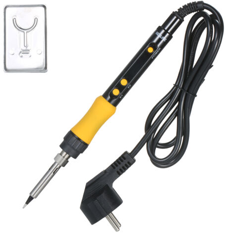 SEQURE SQ-A110 110W digitaler Lötkolben, programmierbar und tragbar, mit einstellbarer Temperatur von 100 bis 500 °C, LED-Anzeige (°C/°F), automatischem Standby-Modus und inklusive Lötspitze.