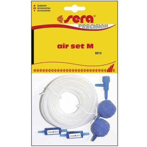 Sera Aquarienzubehör Air Set M inkl. 4 m Schlauch Luftpumpe