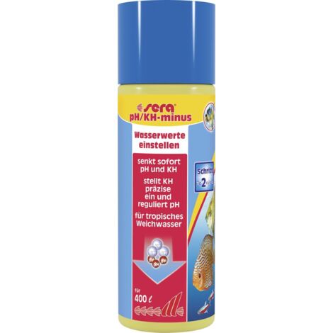 Sera Aquariumwasseraufbereiter pH-KH-minus 100 ml Wasseraufbereiter
