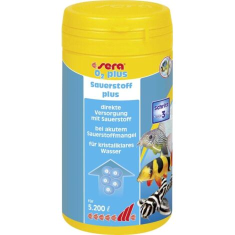 Sera Aquariumwasseraufbereiter Sauerstoff O2 plus 250 ml Wasseraufbereiter