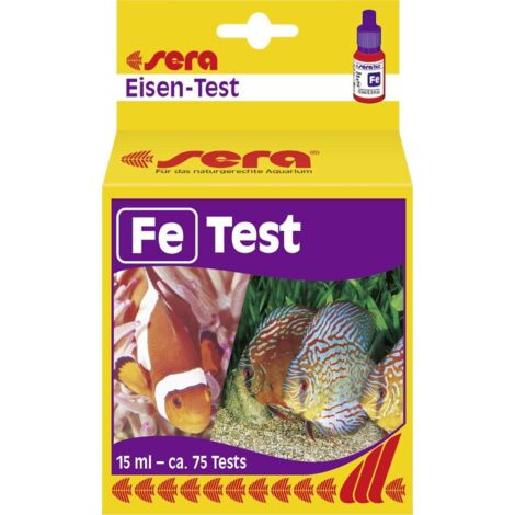 Sera Aquariumwassertester Eisen Fe Test 1 x 15 ml Aquarium-Wasseraufbereiter