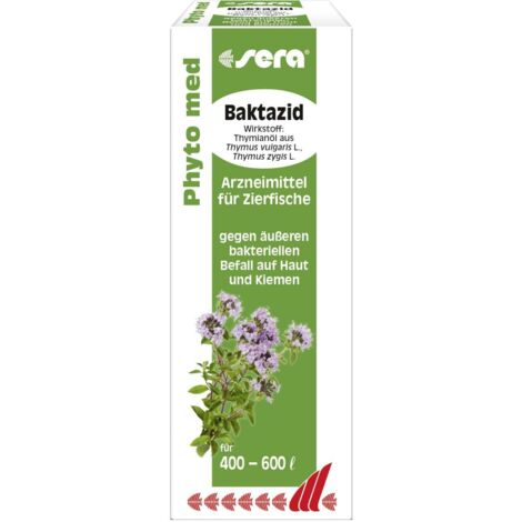 Sera Arzneimittel für Zierfische Phyto med Baktazid 30 ml Heilmittel