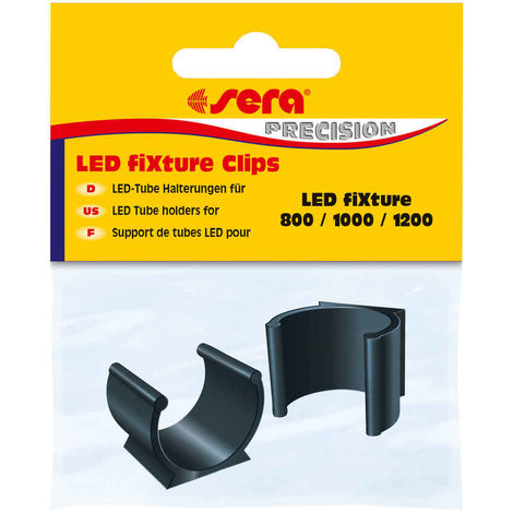 Sera - Clips Tubes LED pour Support fiXture