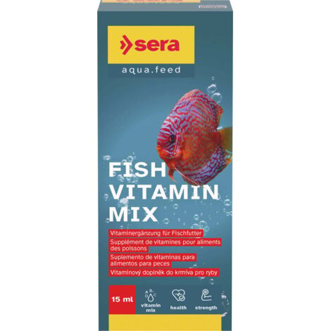 Sera Ergänzungsfutter für Aquariumfische Vitamin Mix 15 ml Nahrungsergänzungsmittel