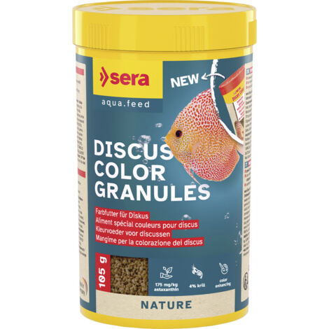 Sera Fischfutter Discus Color Granules 250 ml Granulat
