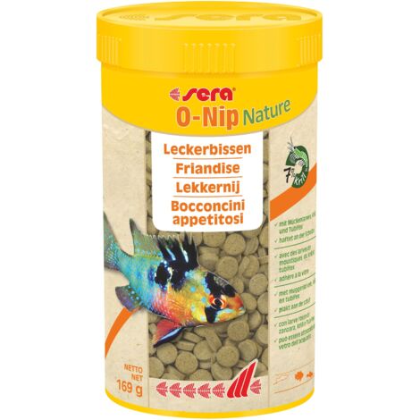 Sera Fischfutter O-Nip Nature 250 ml Pellets