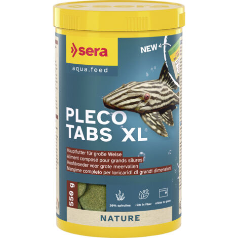 Sera Fischfutter Pleco Tabs XL 1 L Pellets
