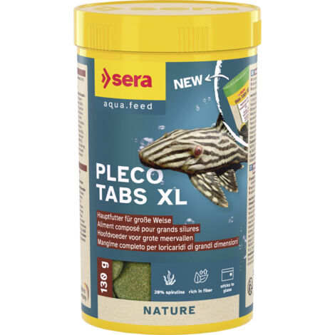 Sera Fischfutter Pleco Tabs XL 250 ml Pellets