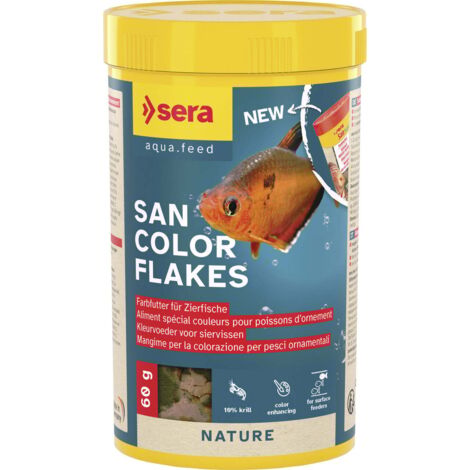 Sera Fischfutter San Color Flakes 250 ml Flocken