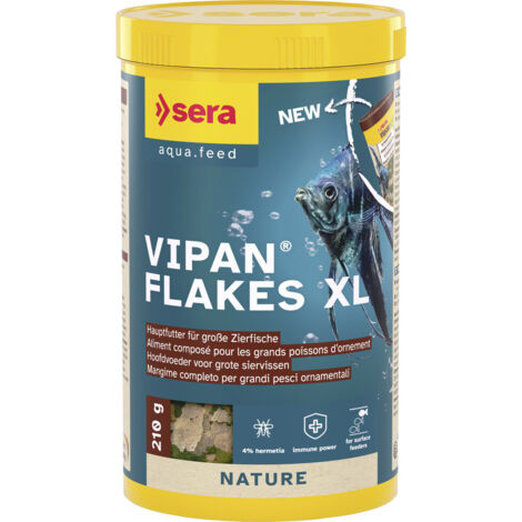 Sera Fischfutter Vipan Flakes XL 1 L Fischfutter