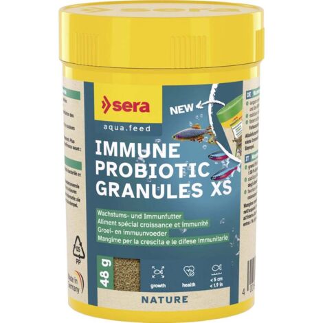 Sera Fischfutter Wachstumsfutter Immune Probiotic Granules XS 100 ml Granulat