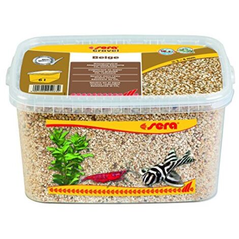 sera Ghiaia naturale beige granulometria 2-4 mm 6 litri