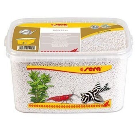 Sera Grava blanca 1 a 3 mm para acuario 3 kg