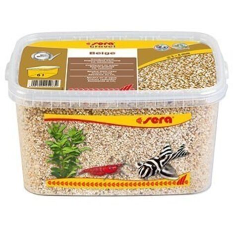 sera Grava natural beige granulometría 2-4 mm 6 litros