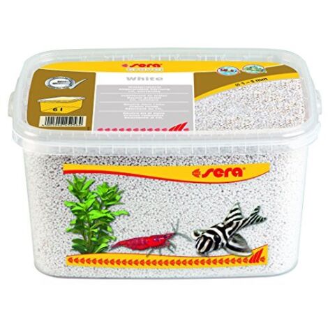 Sera Gravier bianco 1-3 mm per acquario 3 kg