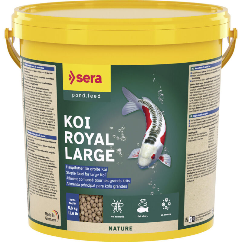Sera Koifutter Royal Large Für Größere Koi 21 L Granulat