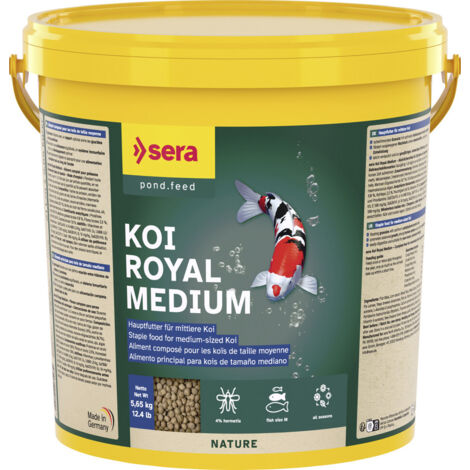 Sera Koifutter Royal Medium für mittelgroße Koi 21 L Teichfutter