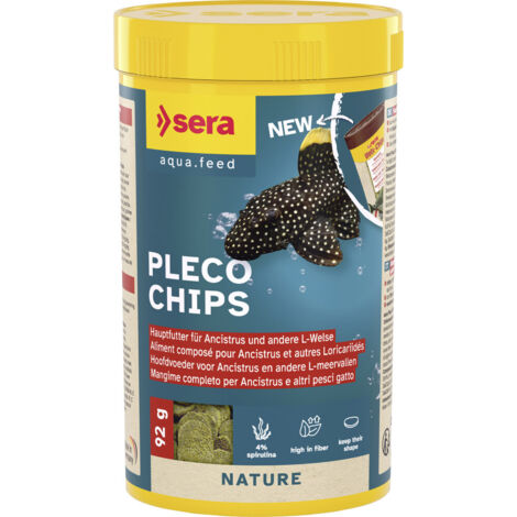 Sera Pleco Chips 250ml Bodenfuttertabletten Futtertabletten Fischfutter