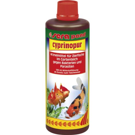 Sera Pond Arzneimittel für Teichfische Cyprinopur 500 ml Teichpflege & Teichreinigung