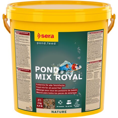 Sera Pond Mix Royal 10 Liter Eimer Futter Perlets Teichfutter Fischfutter Teich