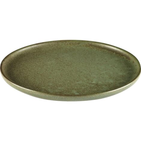 SERAX Surface Teller, Camo Green, ø: 210 mm