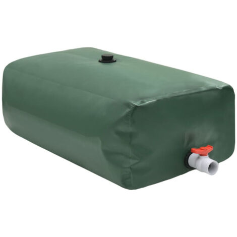 Serbatoio Acqua con Rubinetto Pieghevole 1000 L in PVC vidaXL