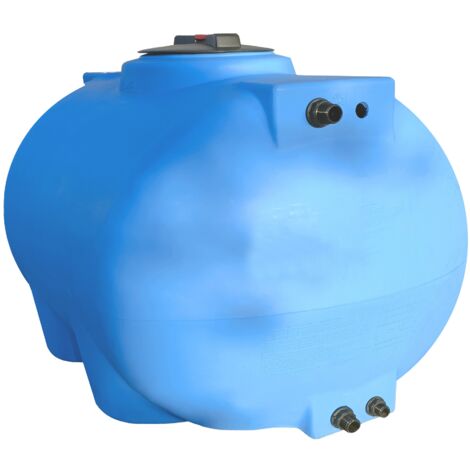 Serbatoio Acqua per Acqua Potabile 300L - 500 L, Cisterna Blu in Polietilene per Uso Esterno Predisposizione Rubinetto, Resistente Made in Italy Atossico 500 LT