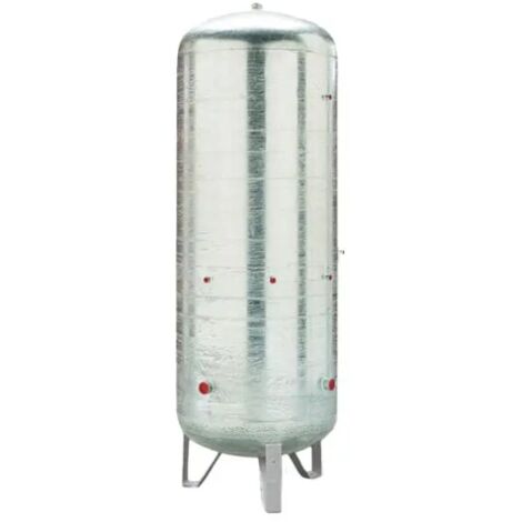 Serbatoio autoclave verticale in acciaio zincato per accumolo acqua in pressione non omologato 6 bar lt 100 CORDIVARI