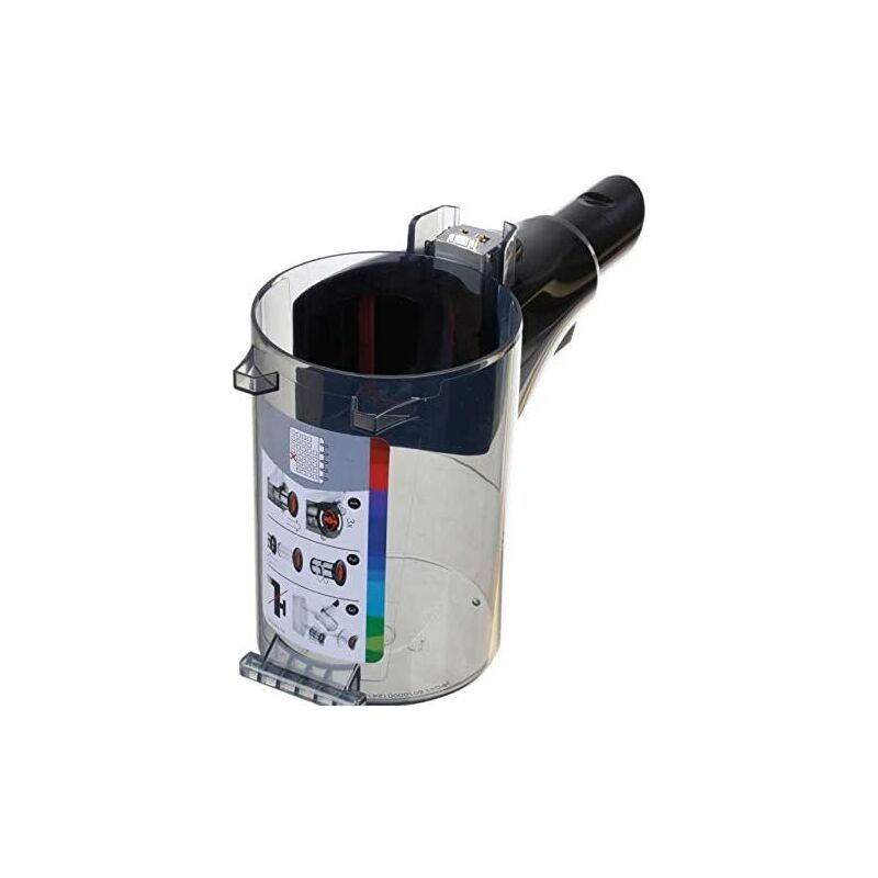 Serbatoio della polvere nera senza filtro per aspirapolvere Bosch 12037880